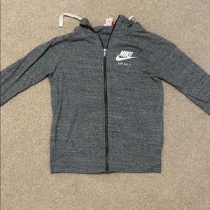 Nike Gray zip up